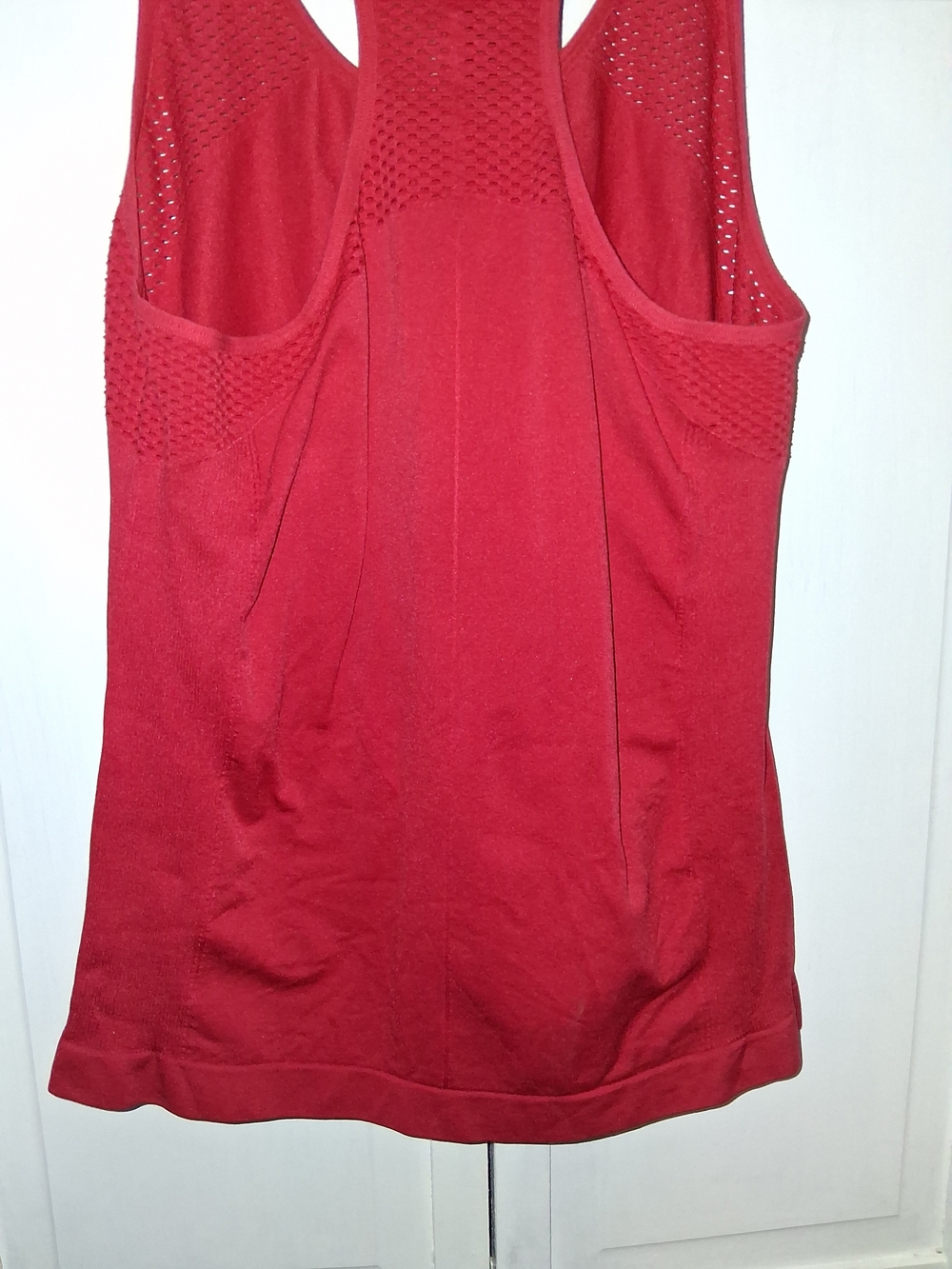 Fabletics Red Racerback Performance Tank - Picture 8 of 9